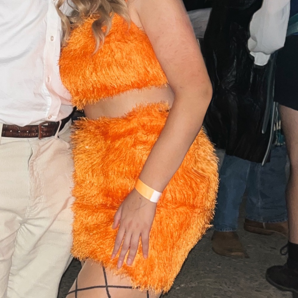 Orange Two piece Set